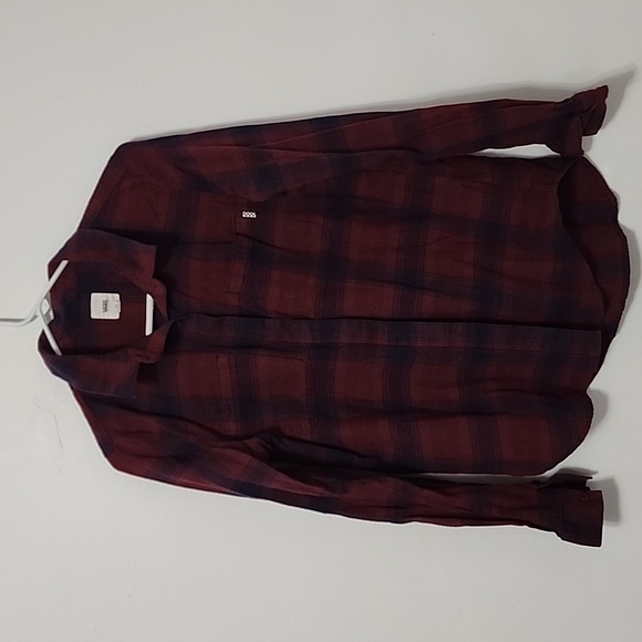 Vans womens plaid button down - Picture 1 of 4